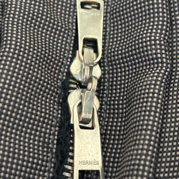 HERMES-RARE H MOTIF-HERLINE MM TOTE BAG-VINTAGE - Picture 4 of 11